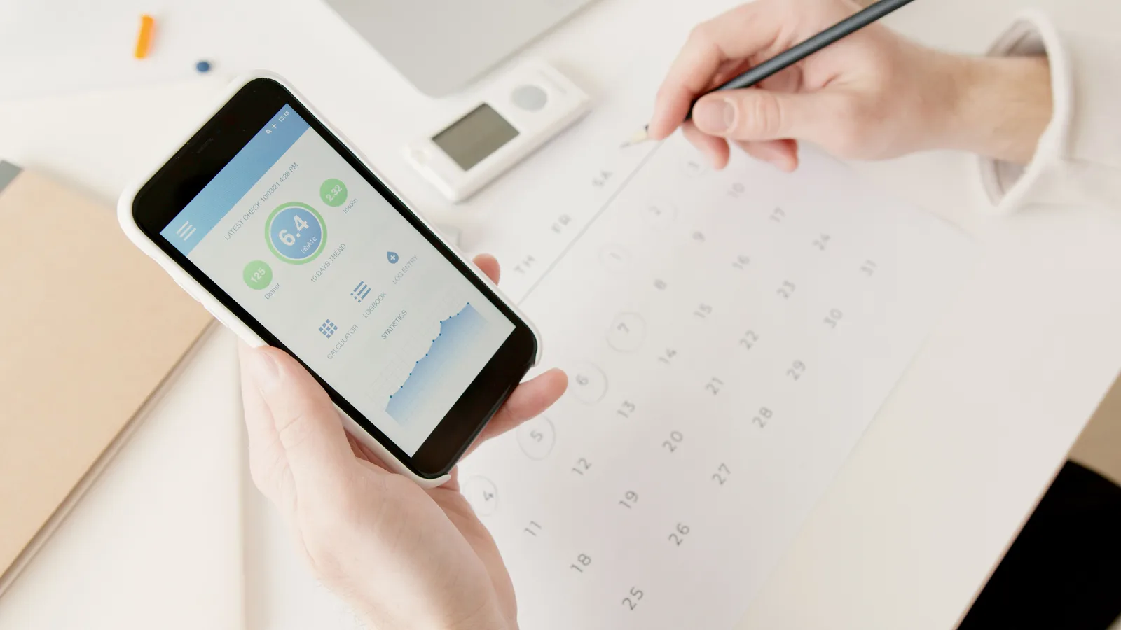 Termin-Buchung auf dem Smartphone
